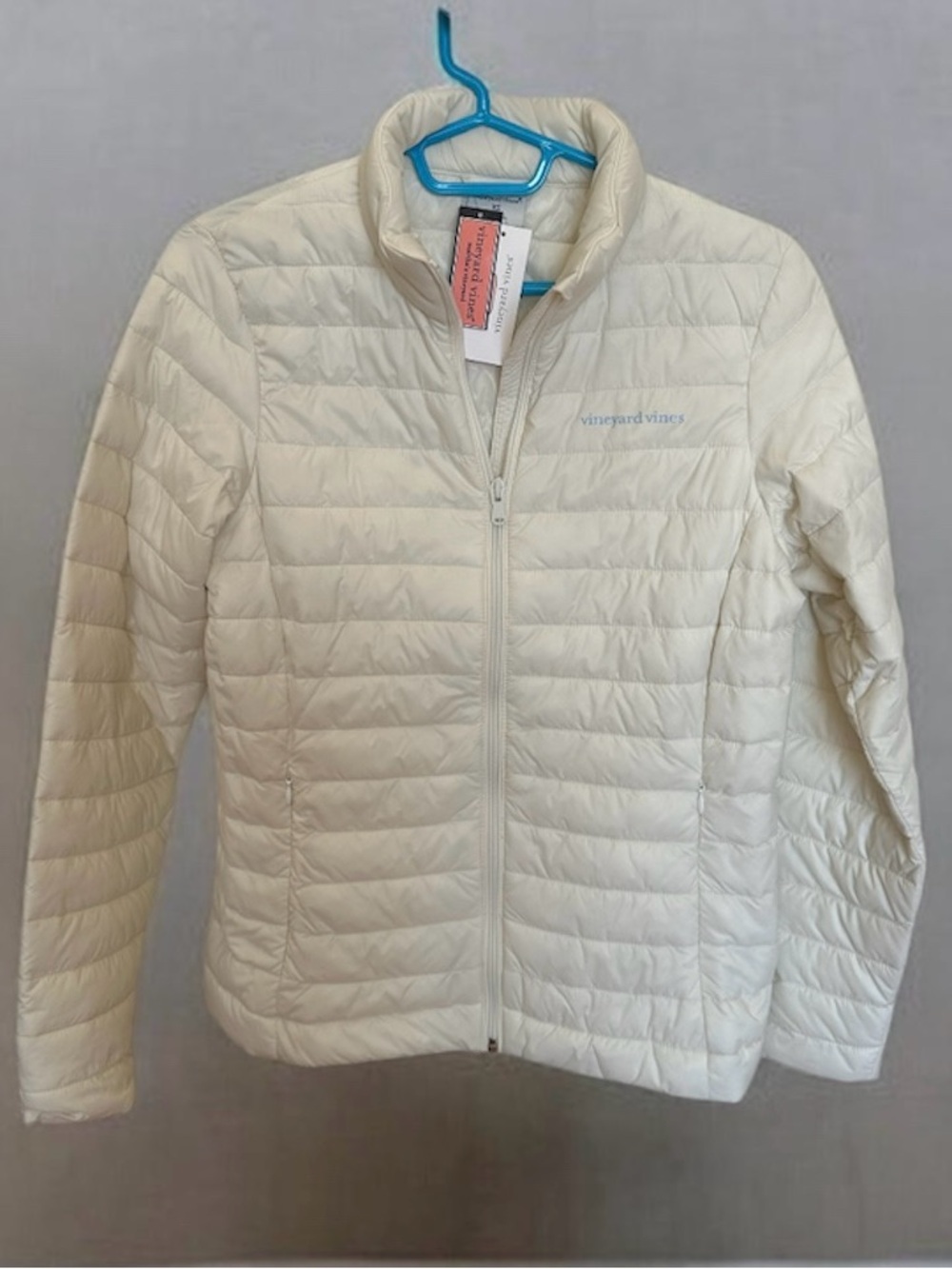 Vineyard Vines Women's Lightweight Puffer Jacket - marshmallow, NWT
